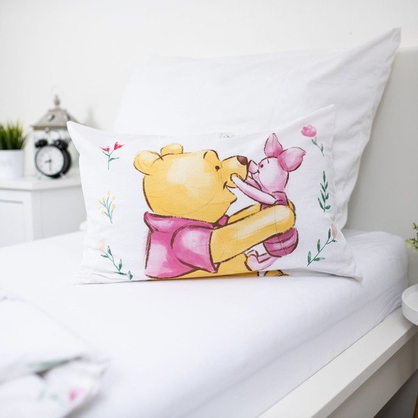 Bombažna otroška posteljnina za otroško posteljico 100x135 cm Winnie the Pooh "Pooh Hugs" – Jerry Fabrics-image-2