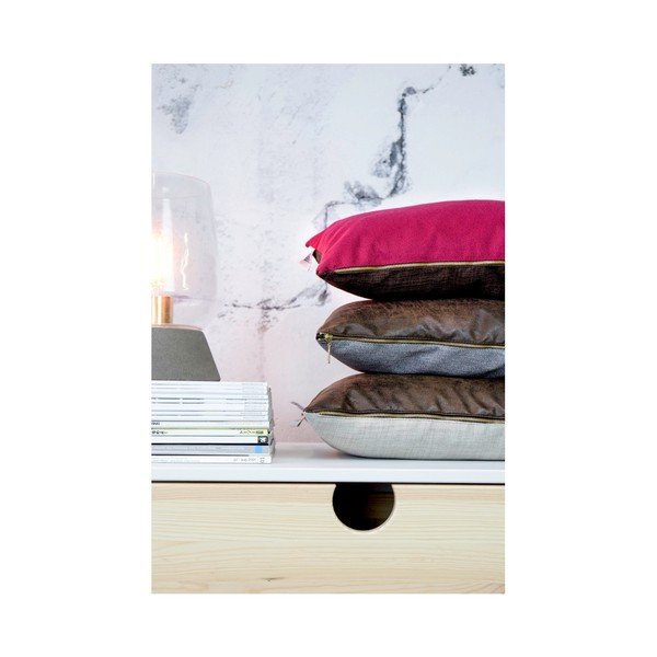 Komplet 2 blazin s polnilom Karup Deco Cushion Light Bordeau x /Choco, 45 x 25 cm-image-3