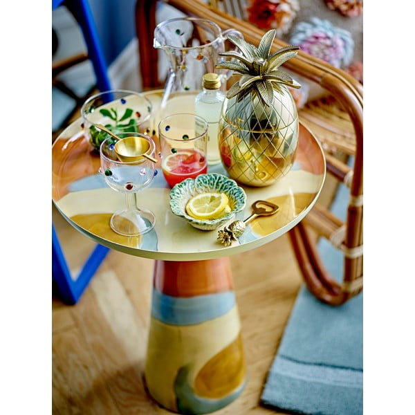 Kovinska okrogla stranska mizica ø 45,5 cm Brooke – Bloomingville-image-3