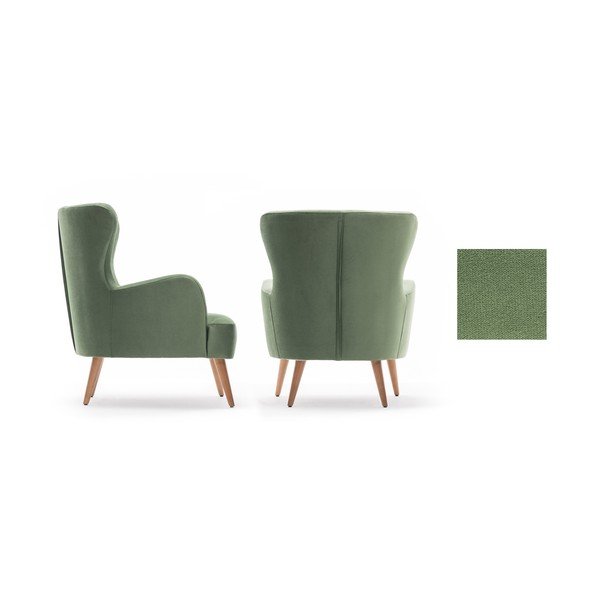 Zelen fotelj Balcab Home Jane-image-2