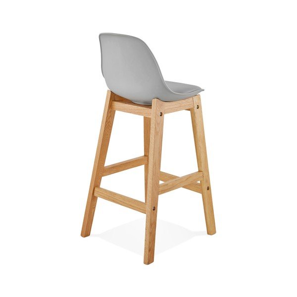 Siv barski stol Kokoon Elody, višina 86,5 cm-image-1