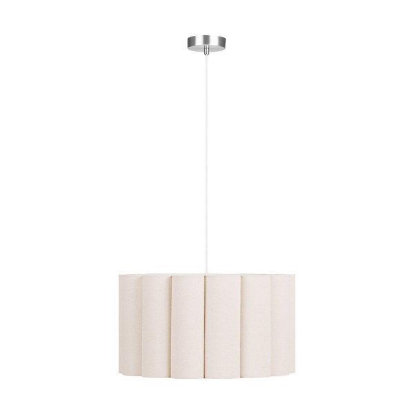 Bež lanena viseča svetilka ø 45 cm Watton – House Nordic