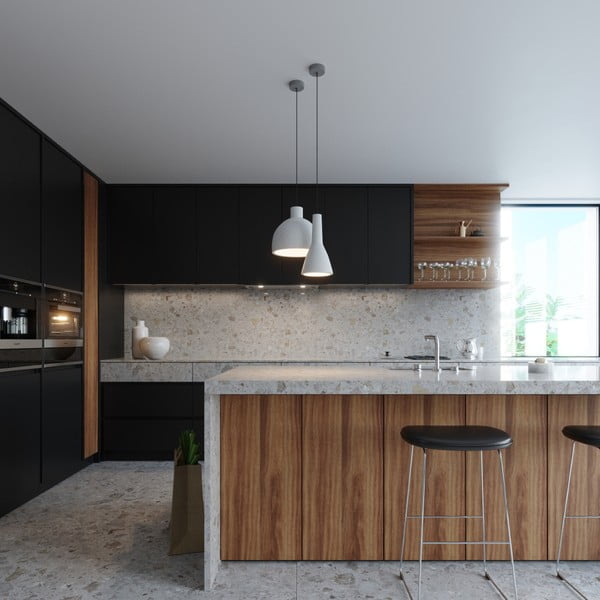 Svetlo siva viseča svetilka ø 28 cm Filippo – Sollux-image-2