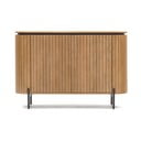 Nizka komoda iz masivnega manga v naravni barvi 120x80 cm Licia – Kave Home