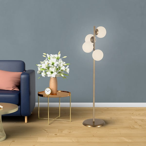 Zlata talna svetilka Squid Lighting Owl, višina 130 cm-image-3