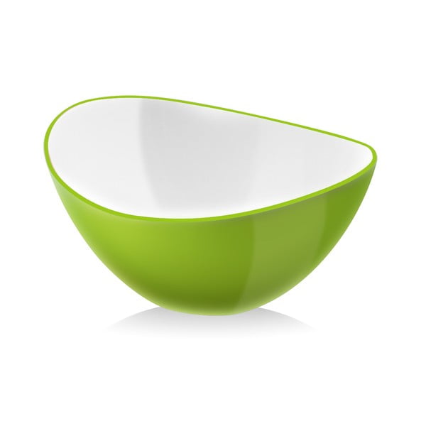 Zelena skleda za solato Vialli Design, 16 cm