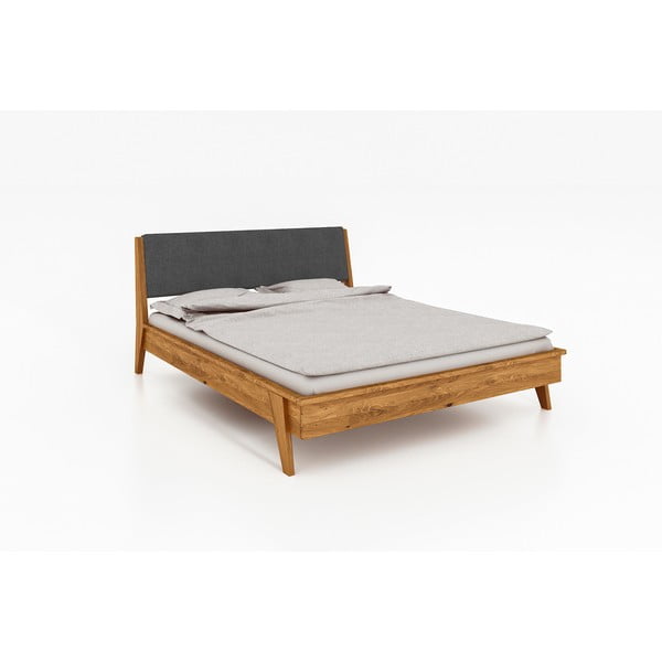 Hrastova zakonska postelja 200x200 cm Retro 1 - The Beds