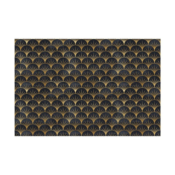 Dekorativne tapete za pohištvo v črno-zlati barvi Ambiance Youlika-image-1