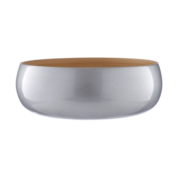 Skleda iz bambusa v srebrni barvi Premier Housewares , ⌀ 30 cm