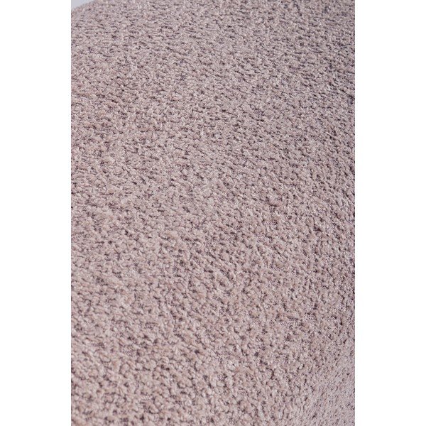 Rožnata oblazinjena klop iz tkanine bouclé Dayla – Bizzotto-image-3