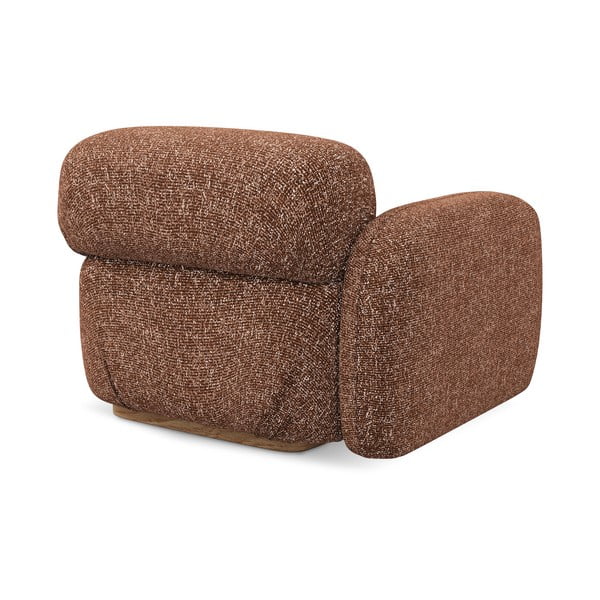 Oranžen/rjav modul za sedežno garnituro (levi kot) Ailani – Makamii-image-4