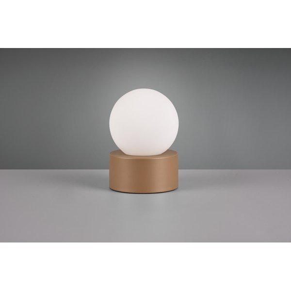 Bela/rjava namizna svetilka (višina 17 cm) Countess – Reality-image-3