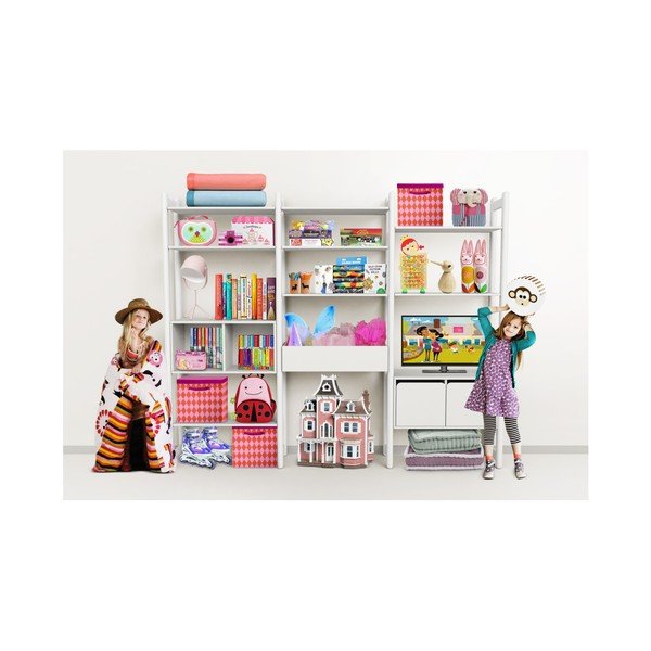 Bela otroška polica Flexa Shelfie Omega, višina 189,2 cm-image-1