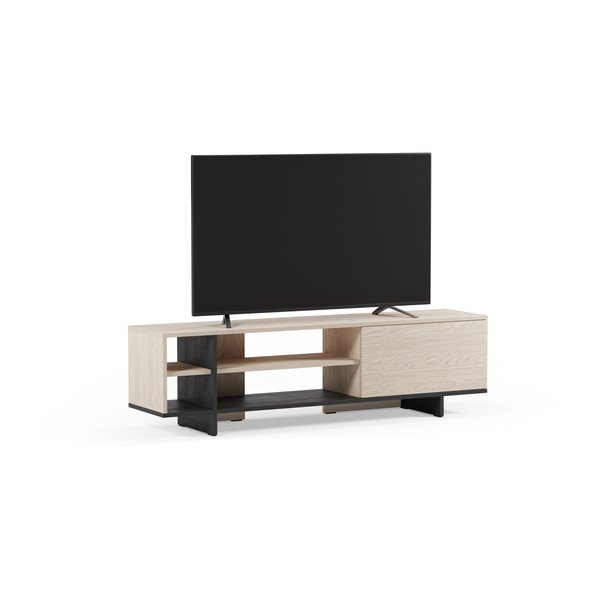 Črna TV omarica 160x44x36 cm Cequoia – Marckeric-image-3