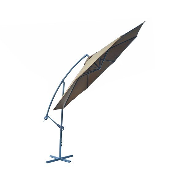 Rjavi senčnik ø 350 cm - Rojaplast-image-2