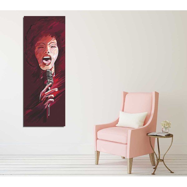 Stenska slika na platnu Singer, 30 x 80 cm-image-1