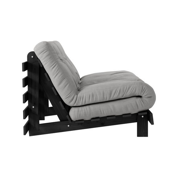 Raztegljiv kavč Karup Design Roots Black/Grey-image-4