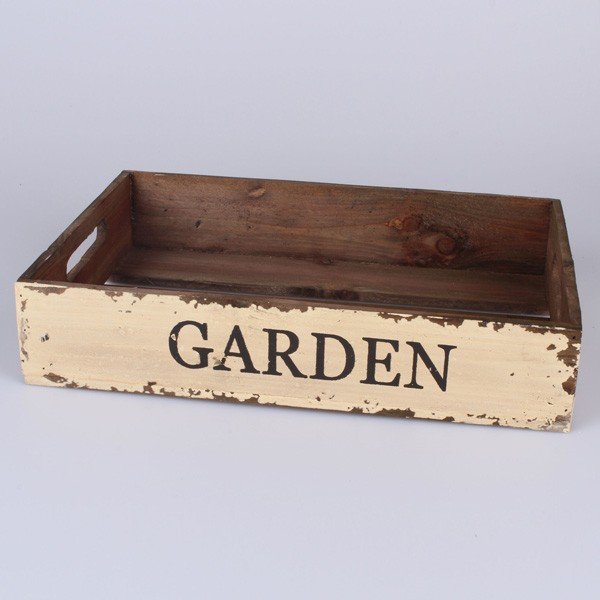 Lesen pladenj Brown Garden, 39x27 cm