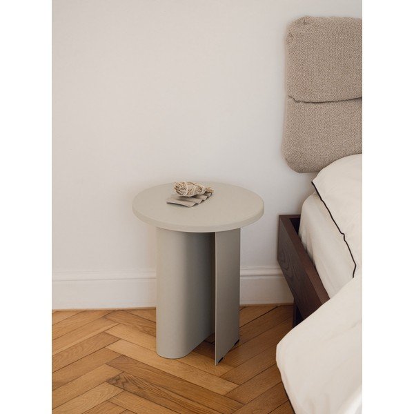 Kovinska okrogla stranska mizica ø 35 cm Sato – noo.ma-image-1