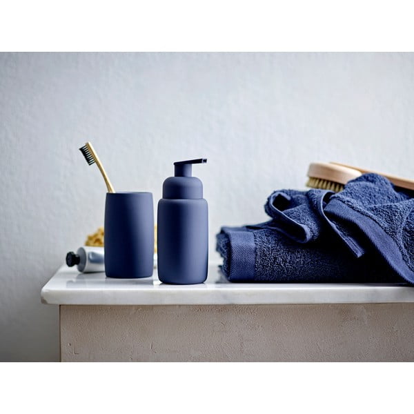 Temno modra frotirna bombažna brisača 50x100 cm Comfort – Södahl-image-1