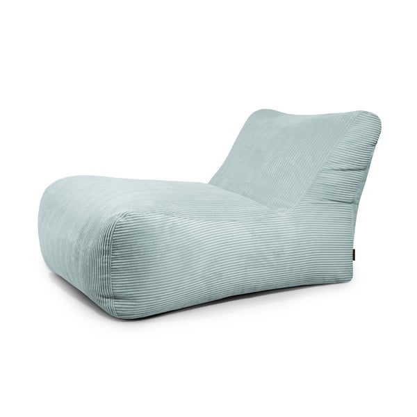 Mentolno zelena vreča za sedenje iz rebrastega žameta Lounge 100 – SLOWDOWN