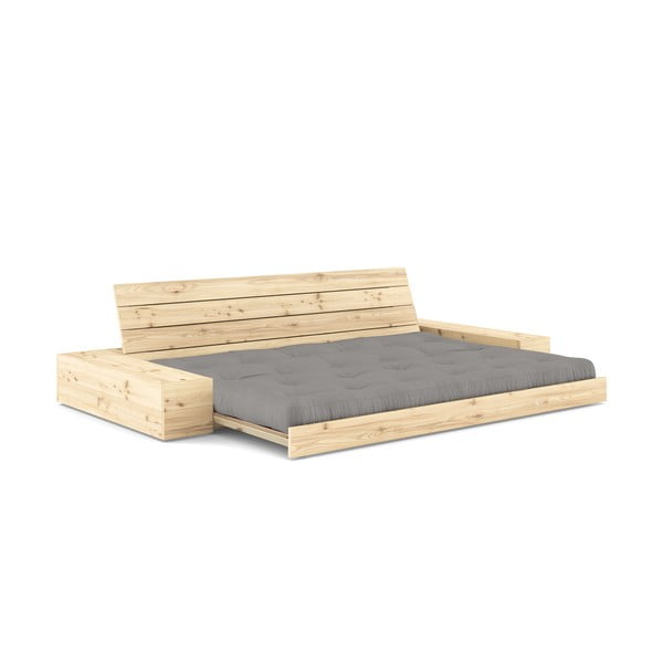 Siva raztegljiva sedežna garnitura 244 cm Base – Karup Design-image-4