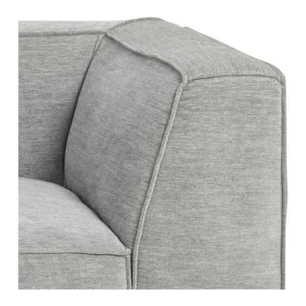 Svetlo siva modularna kotna sedežna garnitura Bonami Selection Fairfield, levi kot, 266 cm-image-1