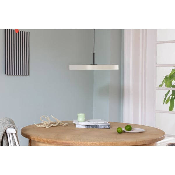 Kremno bela LED zatemnitvena viseča svetilka s kovinskim senčnikom ø 43 cm Asteria Plus Medium – UMAGE-image-1