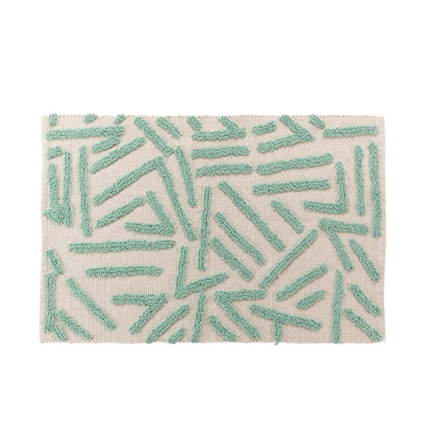 Mentolno zelena/kremno bela pralna preproga 60x90 cm Athena – douceur d'intérieur-image-4