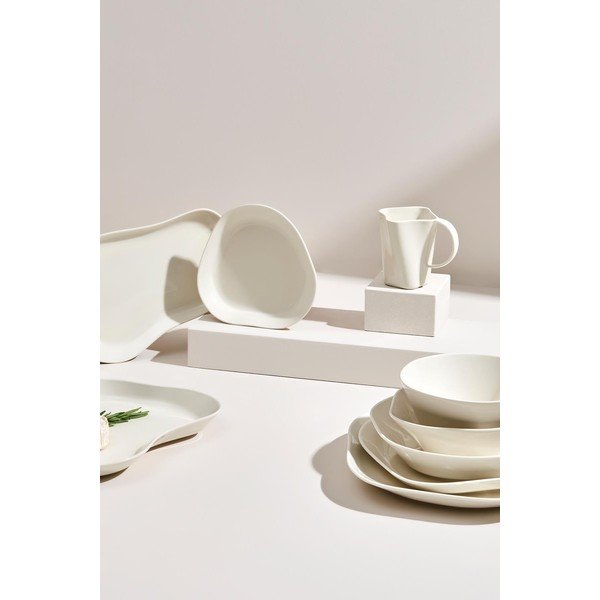 Beli desertni krožniki v kompletu 2 ks Lux – Kütahya Porselen-image-1