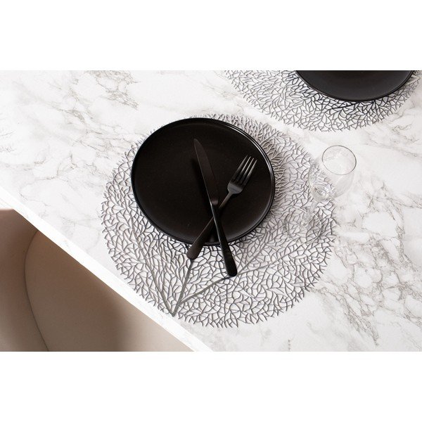 Srebren pogrinjek Tiseco Home Studio, ⌀ 38 cm-image-1