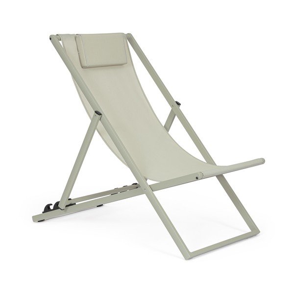 Sivorjav kovinski vrtni ležalnik Taylor – Bizzotto