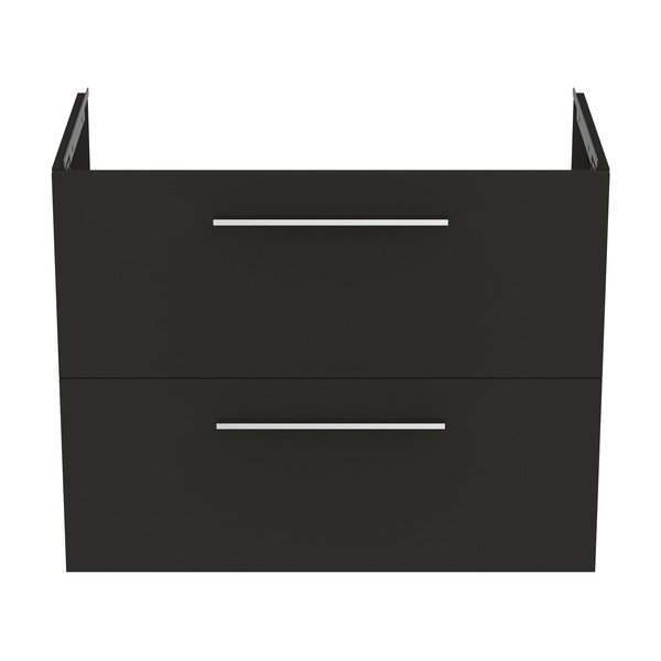 Antracitno siva stenska omarica za pod umivalnik 80x63 cm i.Life A – Ideal Standard