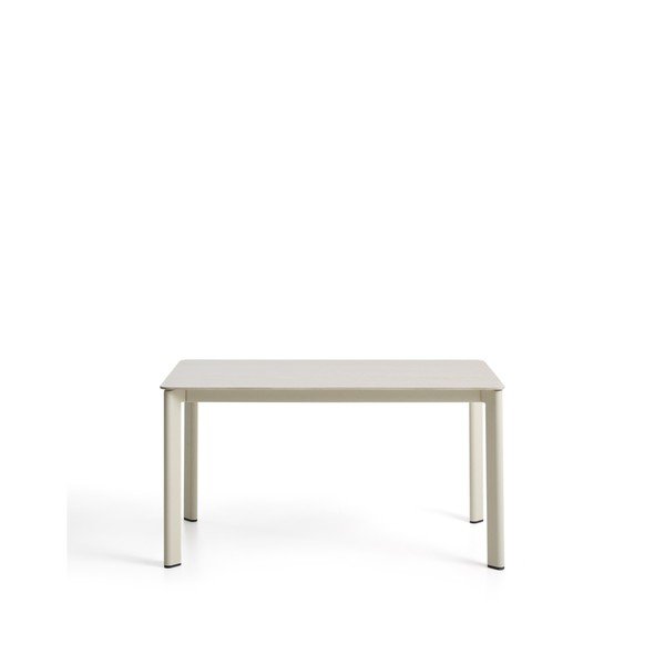 Vrtna miza s kamnito mizno ploščo 80x140 cm Anafi – Kave Home-image-3