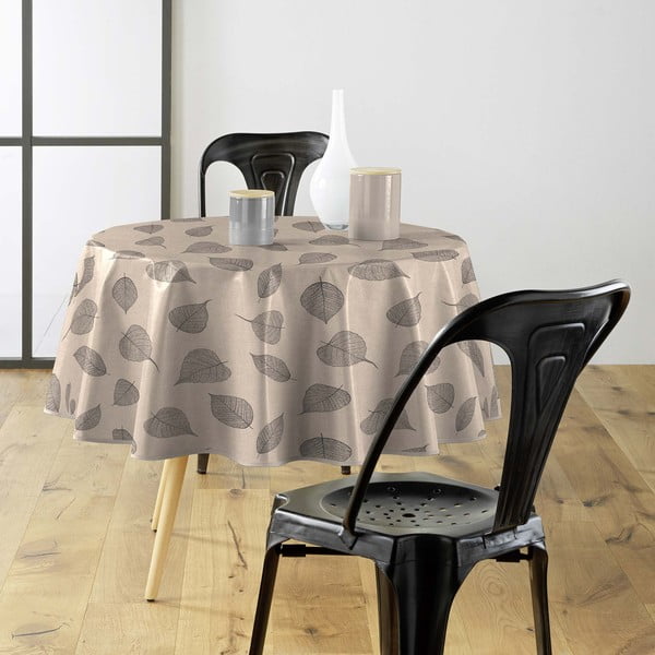 Povoščen namizni prt ø 160 cm Feuillys – douceur d'intérieur-image-2