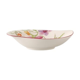 Porcelanasta skleda z motivom cvetja Villeroy & Boch Mariefleur Serve, 21 x 18 cm