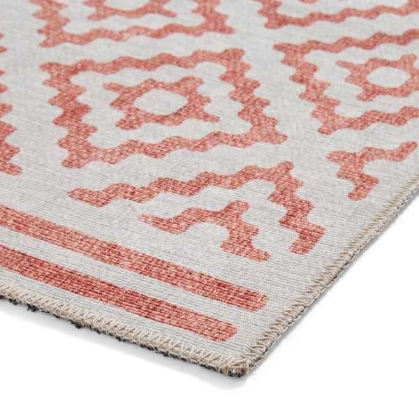 Oranžna pralna preproga 152x230 cm Coral Orange – Think Rugs-image-4
