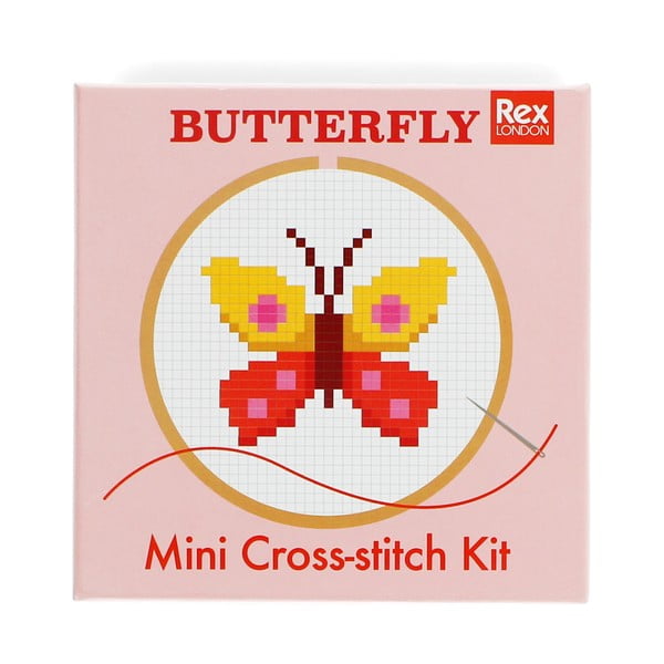 Komplet za ustvarjanje Cross-stitch Kit Butterfly – Rex London