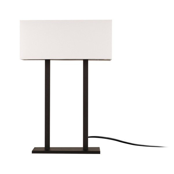 Bela/črna namizna svetilka (višina 52 cm) Salihini – Opviq lights-image-4