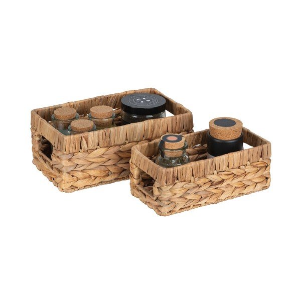 Košare v kompletu 2 ks iz vodne hijacinte 16x26x11 cm Cynthia – Wenko