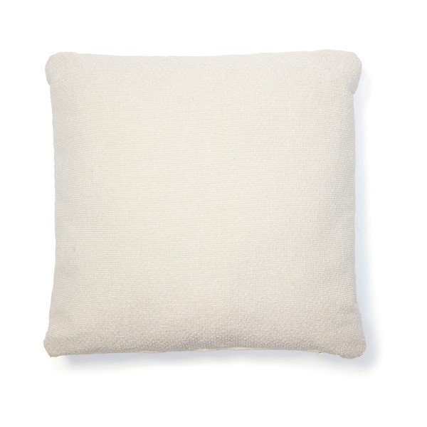 Kremno bela okrasna blazina za sedežno garnituro iz šenilje Martina – Kave Home