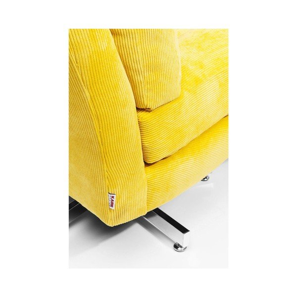 Rumeni fotelj na kolesih Kare Design Cinema-image-4