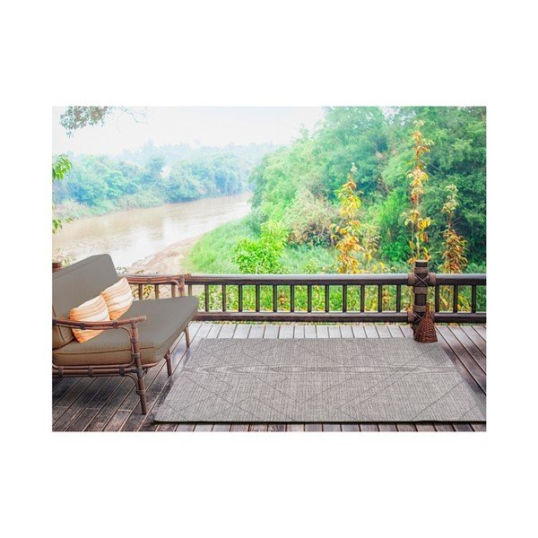 Siva zunanja preproga Universal Macao Grey Amelia, 133 x 190 cm-image-2