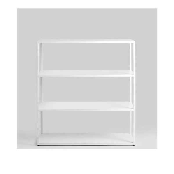 Bel knjižni regal CustomForm Hyller, višina 110 cm-image-4