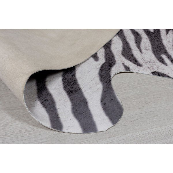Belo-črno umetno krzno 195x155 cm - Flair Rugs-image-3