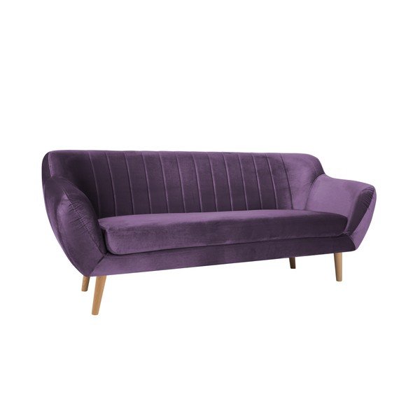 Vijoličen trosed Mazzini Sofas Benito-image-1