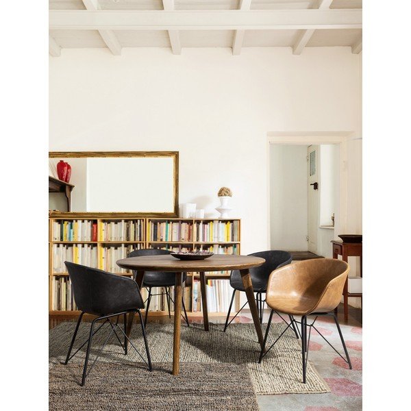 Temno siv oblazinjen jedilni stol Warhol – Bizzotto-image-1