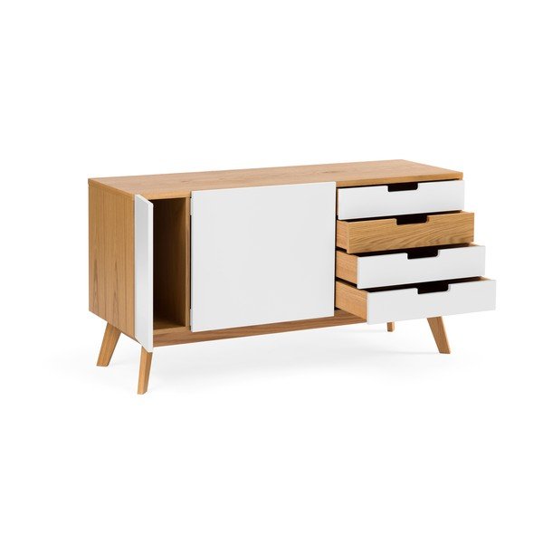 Belo-rjava komoda Woodman Chaser-image-2