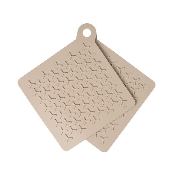 Komplet 2 bež silikonskih kuhinjskih pripomočkov Blomus Nomad-image-2