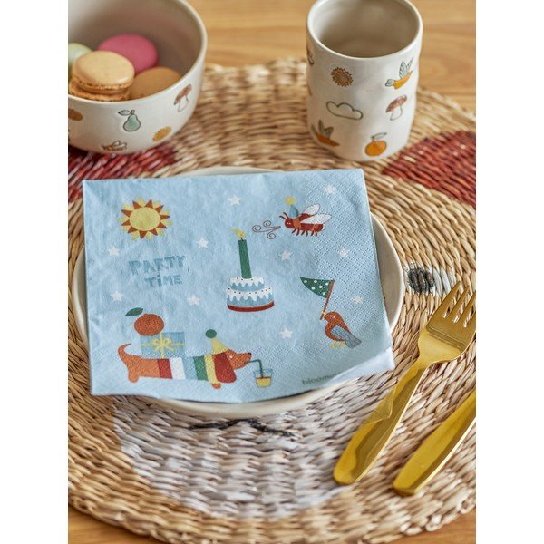 Papirnati prtički v kompletu 20 ks Charlie – Bloomingville Mini-image-1